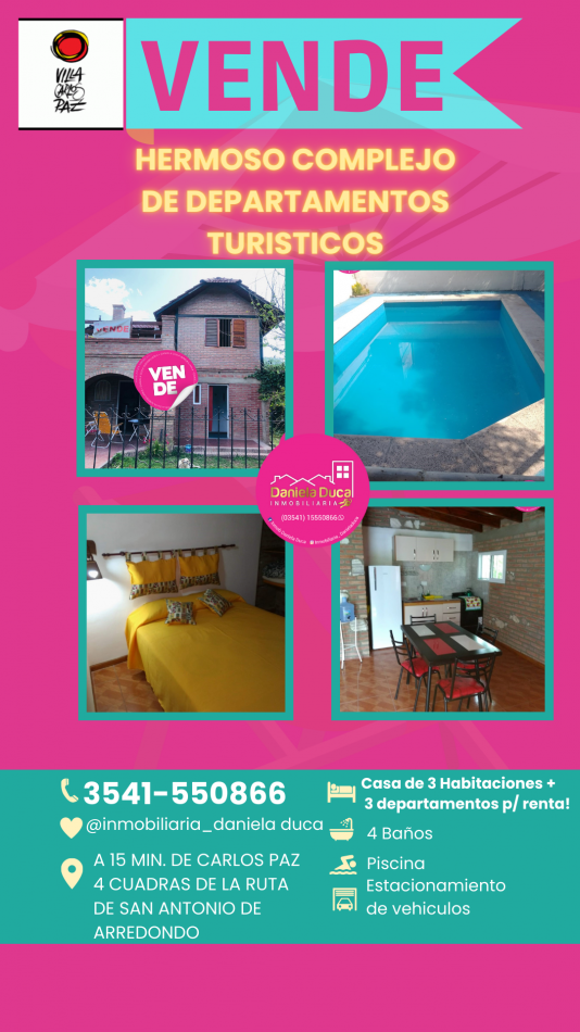 COMPLEJO EN VENTA SAN ANTONIO DE ARREDONDO